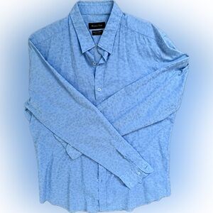 Massimo Dutti Light Blue Button Down Shirt